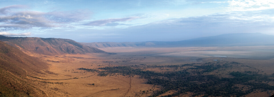 Blick über den Ngorongoro Krater