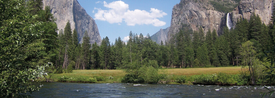 Fluss Yosemite Nationalpark