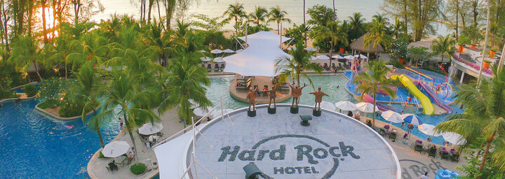 Pool des Hard Rock Hotel auf Penang