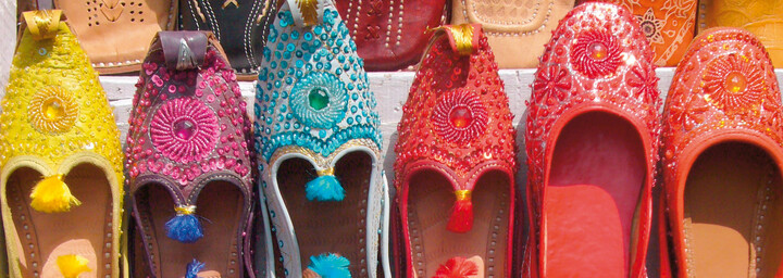 Indisches Schuhwerk