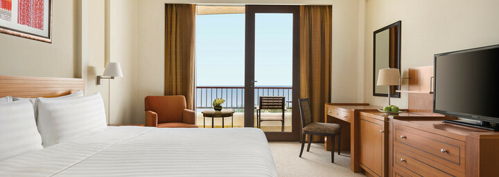 Superior Seaview Zimmer des Shangri-La Al Waha Hotel Muscat