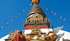 Halbtagestour - Kathmandu mit Swayambhunath