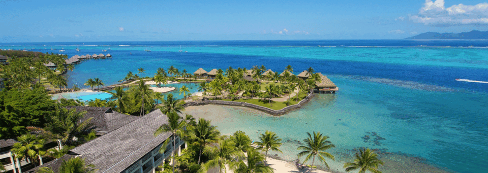 Luftaufnahme InterContinental Tahiti Resort & Spa