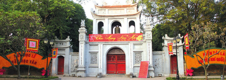 Literaturtempel in Hanoi Vietnam