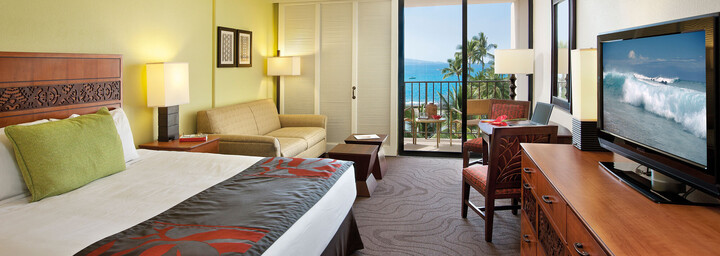 Zimmerbeispiel des Courtyard King Kamehameha's Kona Beach Hotel auf Big Island