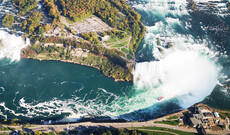 Helikopterflug über die Niagarafälle