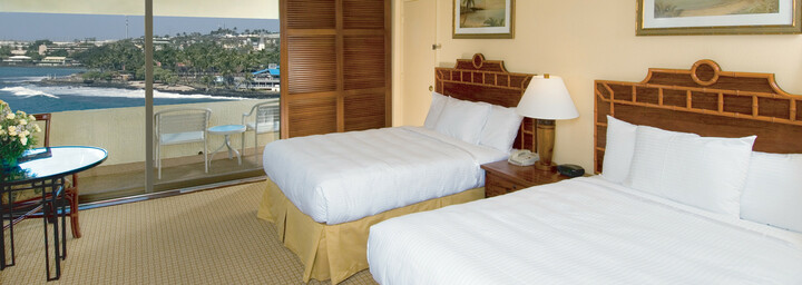 Zimmerbeispiel des Royal Kona Resort auf Big Island