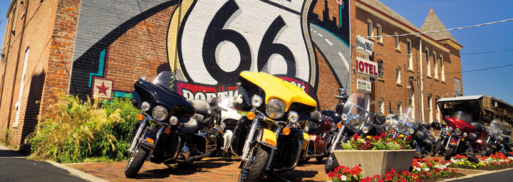 Motorradtour auf der Route 66 