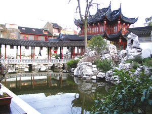 Yu-Yuan-Garten in Shanghai in China