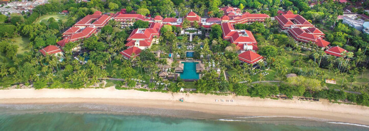 Luftaufnahme des InterContinental Bali Resort