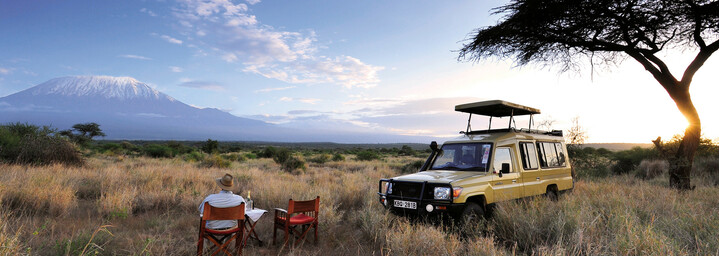 Amboseli Nationalpark Blick auf Kilimanjaro Kenia