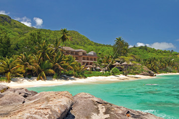 Double Tree by Hilton Seychelles Allamanda Resort & Spa im Südosten der Insel Mahé