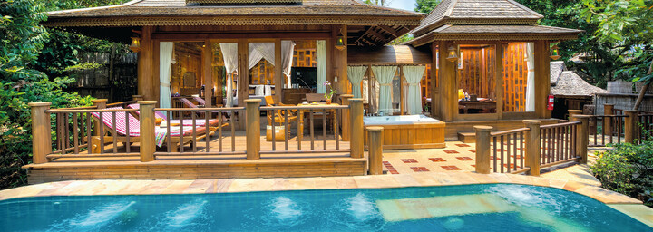 Pool-Villa Beispiel des Santhiya Koh Pangan Resort & Spa