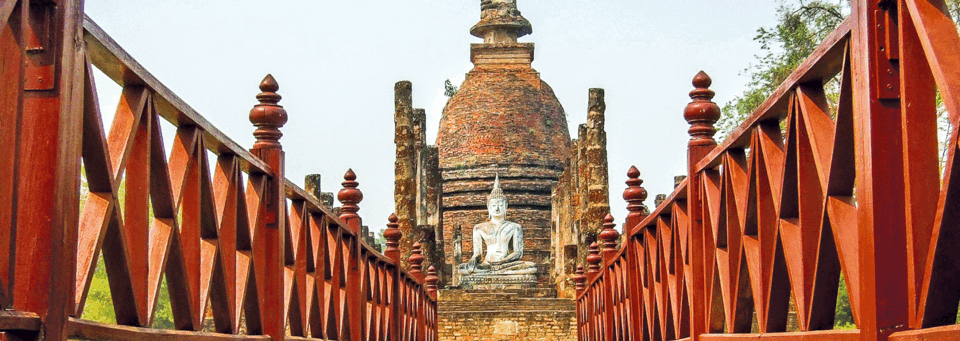 Sukhothai - Historischer Park Wat-Sa-Si in Thailand