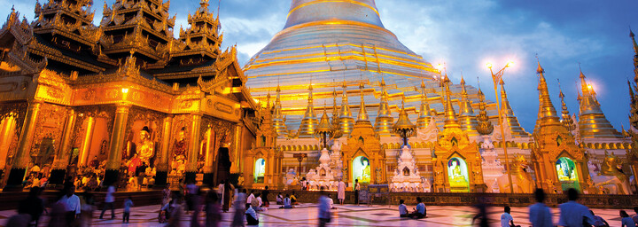 Shwedagon Pagode in Yangon