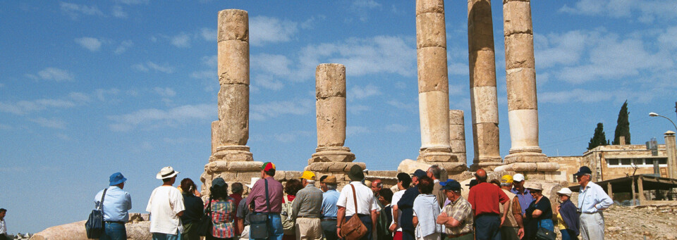 Besichtigung der Zitadelle Ruinen Amman