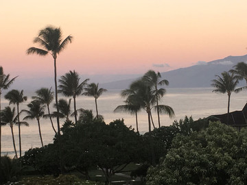  Reisebericht Hawaii - Sonnenuntergang am Kaanapali Beach auf Maui