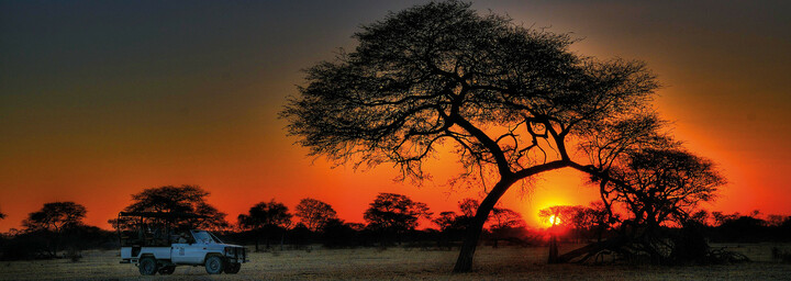 Sonnenuntergang Leroo La Tau Botswana