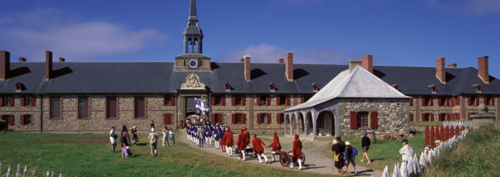 Fortress Louisbourg National Historic Site auf den Cape-Breton Halbinsel