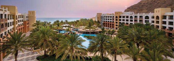 Außenansicht des Shangri-La Al Waha Hotel Muscat