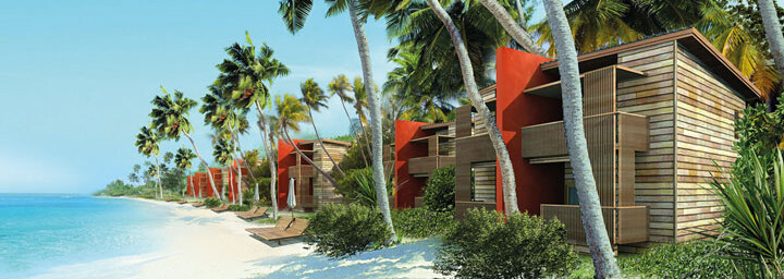The Barefoot Eco Hotel auf der Insel Hanimaadhoo