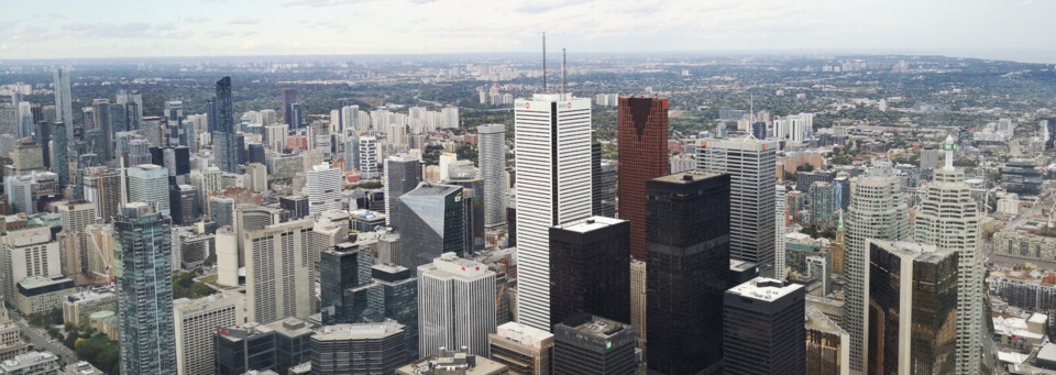 Ausblick über Toronto