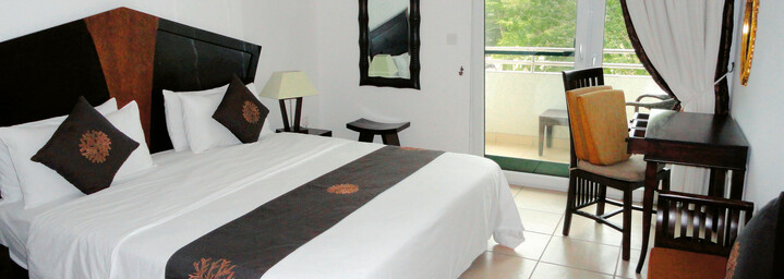 Beispiel Schlafzimmer eines Apartments - Hanneman Holiday Residence Beau Vallon Bucht