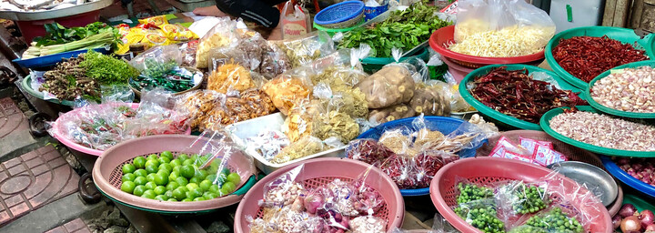 Mae Klong Zugmarkt
