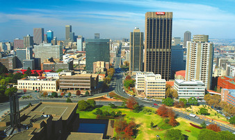 Skyline Johannesburg Südafrika