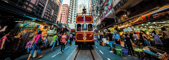 Straßenbahn in Hong Kong