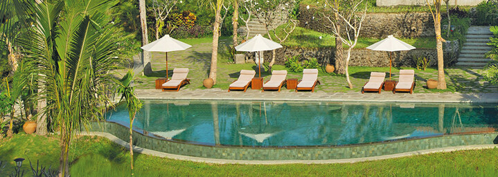Pool des Alaya Ubud auf Bali