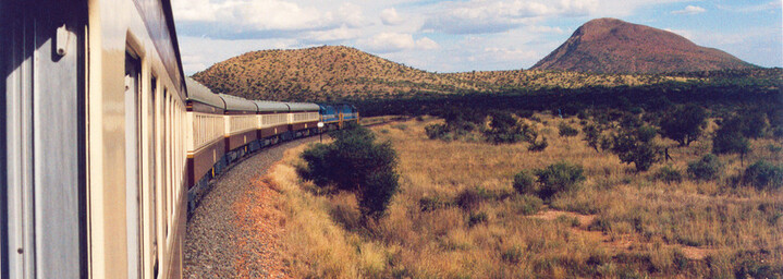 Shongololo Express - Sicht aus dem Zug