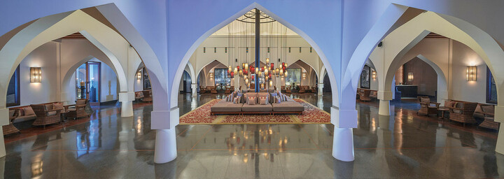 Lobby des The Chedi Muscat