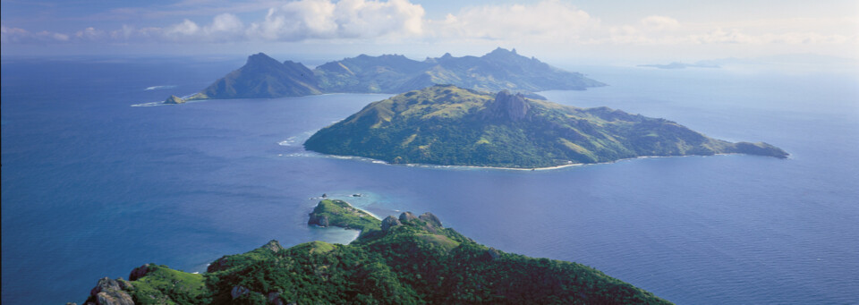 Ausblick auf die Fiji Inseln
