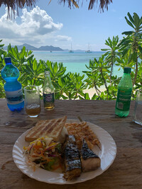 Kreolisches BBQ auf den Seychellen