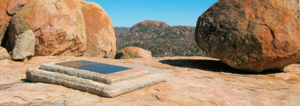 Grabmal von Cecile Rhodes im Matobo Nationalpark, Simbabwe