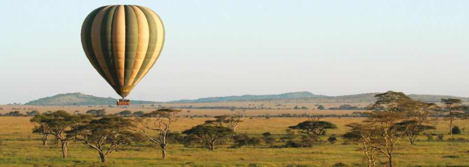 Ballonfahrt in der Serengeti