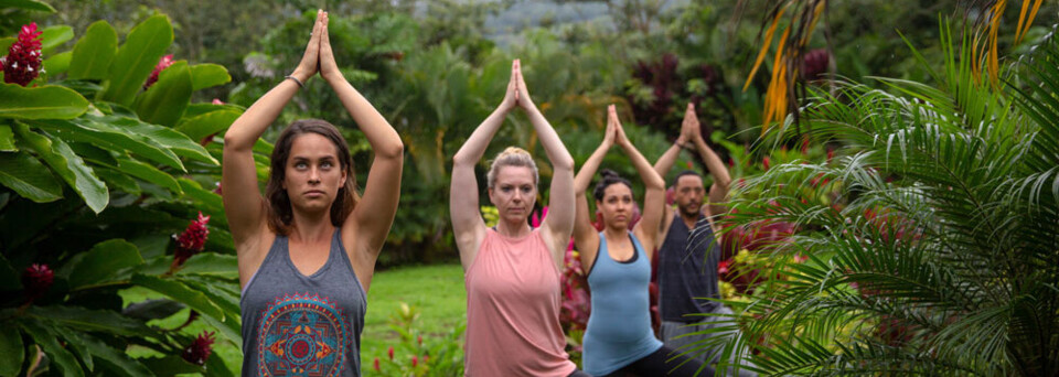 Yoga Klasse in La Fortuna Costa Rica