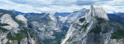 Die Gipfel des Yosemite Nationalparks